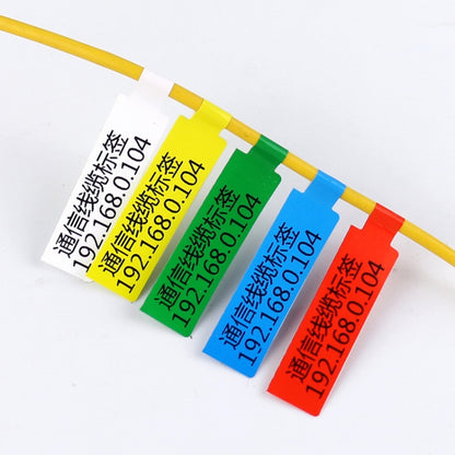 Printing Paper Cable Label For NIIMBOT B50 Labeling Machine(02F-Yellow) - Printer Accessories by NIIMBOT | Online Shopping South Africa | PMC Jewellery | Buy Now Pay Later Mobicred