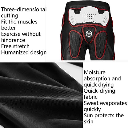 SULAITE Motorcycle Cross-Country Riding Trousers Protective Hip Pants, Specification: S(Red) - Protective Gear by SULAITE | Online Shopping South Africa | PMC Jewellery | Buy Now Pay Later Mobicred