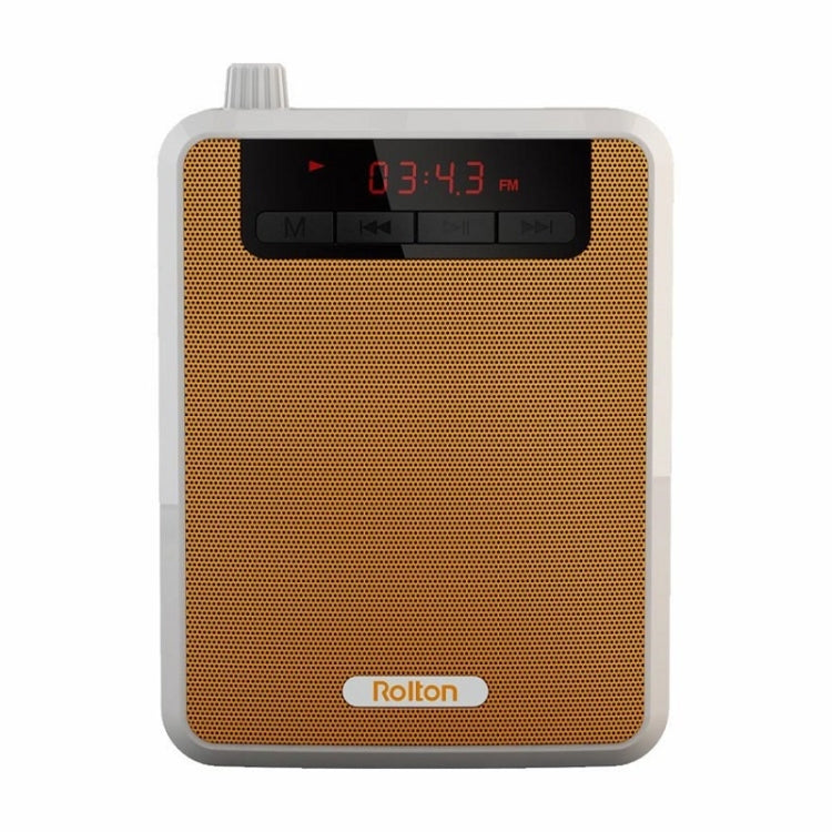 Rolton K300 Portable Voice Amplifier Supports FM Radio/MP3(Orange) - Microphone by Rolton | Online Shopping South Africa | PMC Jewellery | Buy Now Pay Later Mobicred