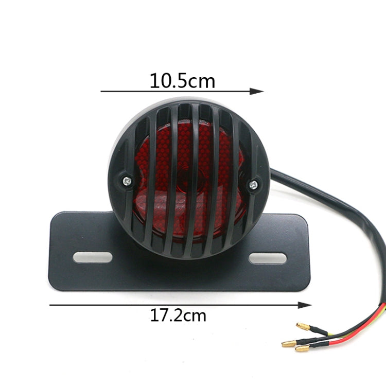 Motorcycle Accessories Retro Waning Tail Light Electric Car Brake Light Card Frame Light Modified Tail Light - Signal Lights by PMC Jewellery | Online Shopping South Africa | PMC Jewellery | Buy Now Pay Later Mobicred