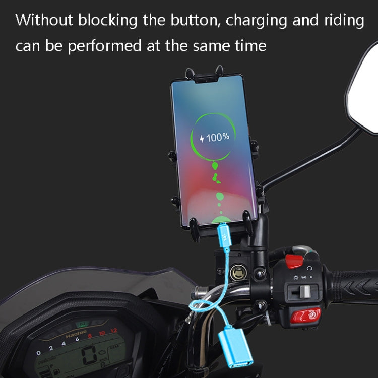 Motorcycle Multi-Function Mobile Phone Holder Adjustable Universal Locomotive Riding Anti-Shake Fixed Equipment(All-rounder Y) - Holder by PMC Jewellery | Online Shopping South Africa | PMC Jewellery | Buy Now Pay Later Mobicred