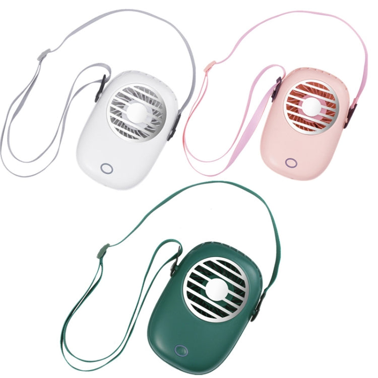 WX616 Mini Hanging Neck Fan USB Student Office Handheld Fan(Green) - Electric Fans by PMC Jewellery | Online Shopping South Africa | PMC Jewellery | Buy Now Pay Later Mobicred