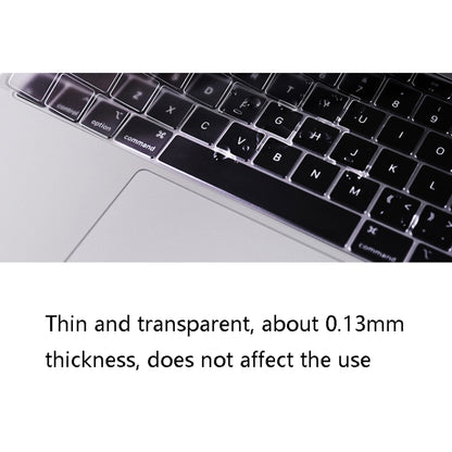 JRC 0.13mm Transparent TPU Laptop Keyboard Protective Film For MacBook Pro 15.4 inch A1707 & A1990 (with Touch Bar) - Keyboard Protector by JRC | Online Shopping South Africa | PMC Jewellery | Buy Now Pay Later Mobicred