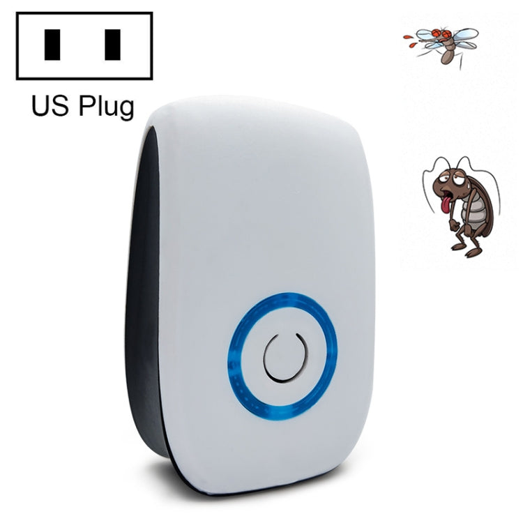 H12 2 PCS Ultrasonic Electronic Mouse Repeller Household Mini Mosquito Repeller, Product specification: US Plug(White) - Repellents by PMC Jewellery | Online Shopping South Africa | PMC Jewellery | Buy Now Pay Later Mobicred