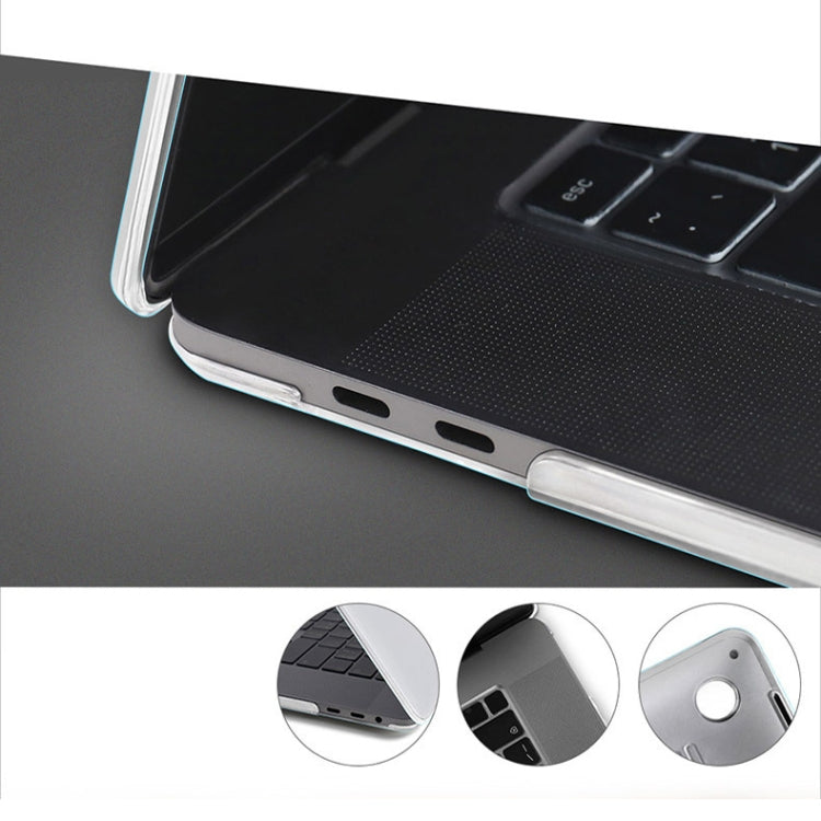 For MacBook Air 13.3 inch A2179 & A2337 2020 JRC PC Crystal Transparent Laptop Protective Case - MacBook Air Cases by JRC | Online Shopping South Africa | PMC Jewellery | Buy Now Pay Later Mobicred