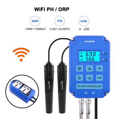 KL-803W Mobile Phone WIFI Monitoring Digital Acid-Base And Redox Controller Household PH Meter, EU Plug - PH & Moisture Meter by PMC Jewellery | Online Shopping South Africa | PMC Jewellery | Buy Now Pay Later Mobicred