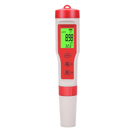 4-in-1 Portable PH/TDS/EC/TEMP Test Pen Multi-Function Water Quality Tester - PH & Moisture Meter by PMC Jewellery | Online Shopping South Africa | PMC Jewellery