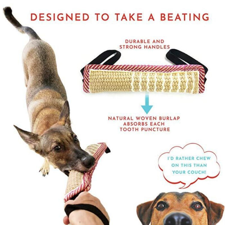 Dog Training Hemp Bite Stick Dog Bite Stick Dog Training Supplies(A4) - Training Aids by PMC Jewellery | Online Shopping South Africa | PMC Jewellery | Buy Now Pay Later Mobicred