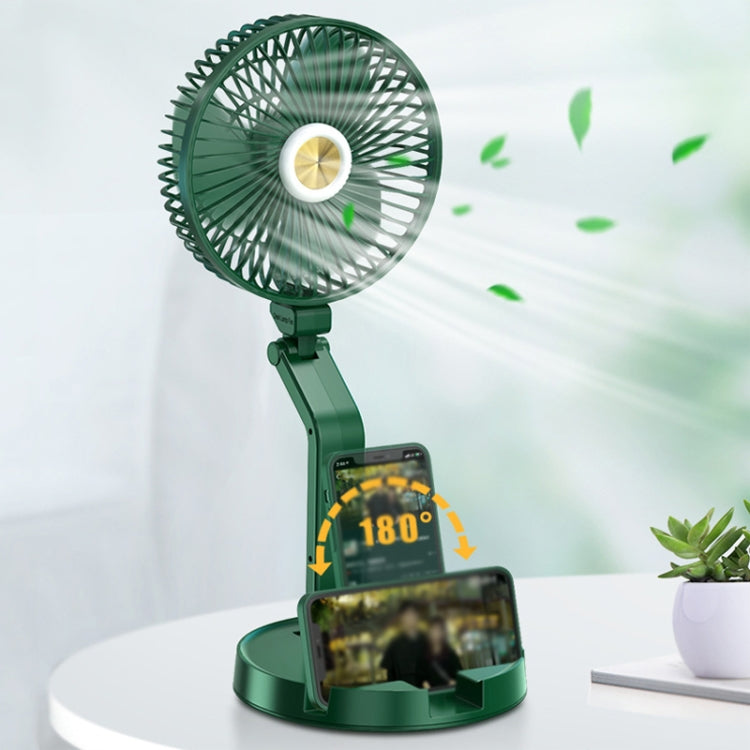 FF-996 Desktop Folding Table Lamp Fan Student Dormitory Desktop USB Mute Fan(Upgraded Version-White) - Electric Fans by PMC Jewellery | Online Shopping South Africa | PMC Jewellery | Buy Now Pay Later Mobicred