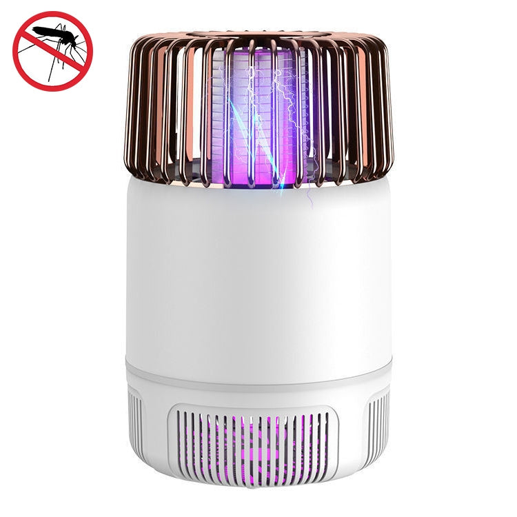 USB Photocatalyst Mosquito Killer Electrical Shock Two-In-One Mosquito Killer White Gold  (Electric Shock + Suction) - Repellents by PMC Jewellery | Online Shopping South Africa | PMC Jewellery | Buy Now Pay Later Mobicred