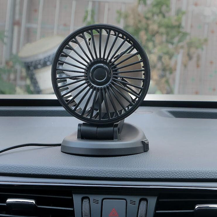 F409 Car Fan General Car Shaking Head Fan(USB Interface 5V) - Heating & Fans by PMC Jewellery | Online Shopping South Africa | PMC Jewellery | Buy Now Pay Later Mobicred