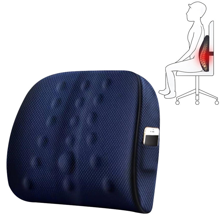 Lumbar Cushion Office Maternity Seat Cushion Car Lumbar Memory Foam Lumbar Pillow,Style: 3D (Blue) - Cushions & Pillows by PMC Jewellery | Online Shopping South Africa | PMC Jewellery | Buy Now Pay Later Mobicred