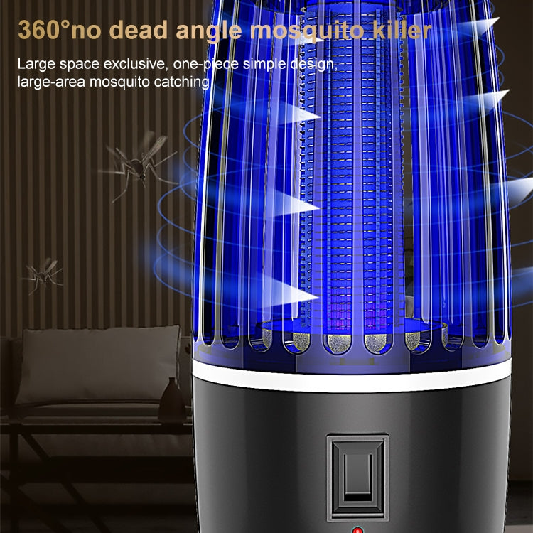 ALE-MWD-008 Home Bedroom Mute Mosquito Trap Mosquito Lamp Outdoor Non-Radiation Fly Mosquito Repellent, Product specifications: Charging Type 2000 MAH(Black) - Repellents by PMC Jewellery | Online Shopping South Africa | PMC Jewellery | Buy Now Pay Later Mobicred