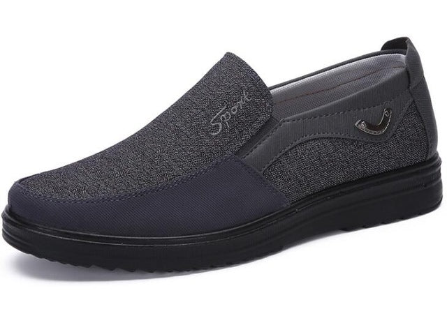 Low-cut Business Casual Soft Soles Flat Shoes for Men, Shoe Size:41(Gray) - Casual Shoes by PMC Jewellery | Online Shopping South Africa | PMC Jewellery | Buy Now Pay Later Mobicred