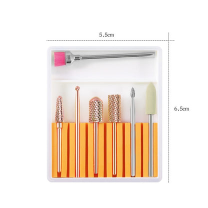 Nail Art Ceramic Tungsten Steel Alloy Grinding Heads Set Grinder Polishing Tool, Color Classification: GH-01 - Grinding Tools & Accessories by PMC Jewellery | Online Shopping South Africa | PMC Jewellery | Buy Now Pay Later Mobicred