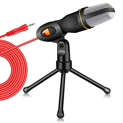 SF-666 Computer Voice Microphone With Adapter Cable Anchor Mobile Phone Video Wired Microphone With Bracketcket, Colour: Black - Microphone by PMC Jewellery | Online Shopping South Africa | PMC Jewellery | Buy Now Pay Later Mobicred