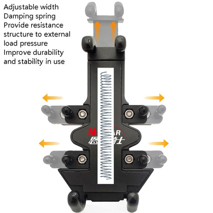 N-STAR Motorcycle Bicycle Composite Version Of Mobile Phone Bracket Multifunctional Accessories Lightweight Riding Equipment(L-shaped Ball Head) - Holders by N-STAR | Online Shopping South Africa | PMC Jewellery | Buy Now Pay Later Mobicred