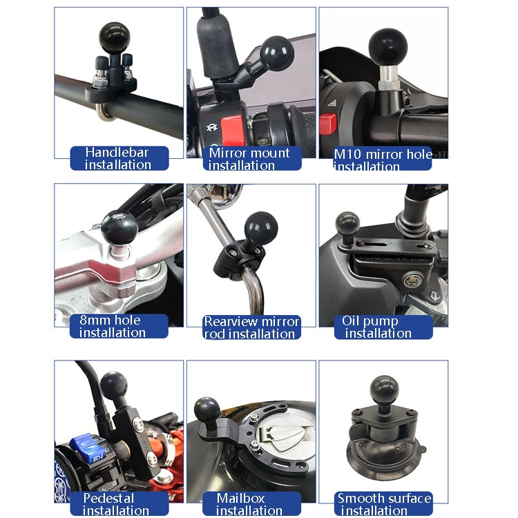 N-STAR Motorcycle Bicycle Composite Version Of Mobile Phone Bracket Multifunctional Accessories Lightweight Riding Equipment(Large Horseshoe) - Holders by N-STAR | Online Shopping South Africa | PMC Jewellery | Buy Now Pay Later Mobicred