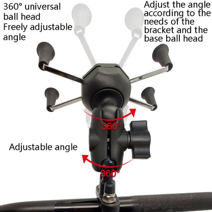 N-STAR N002 Motorcycle Bicycle Mobile Phone Bracket Riding Equipment(Small T Head) - Holders by N-STAR | Online Shopping South Africa | PMC Jewellery | Buy Now Pay Later Mobicred