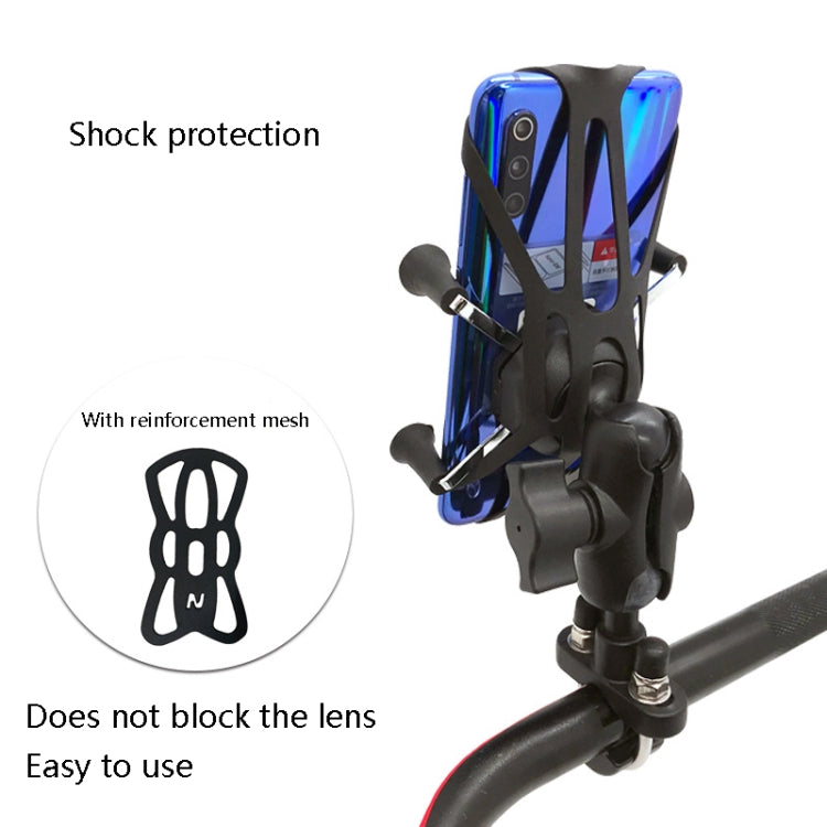 N-STAR N002 Motorcycle Bicycle Mobile Phone Bracket Riding Equipment(Small Long Ball Head) - Holders by N-STAR | Online Shopping South Africa | PMC Jewellery | Buy Now Pay Later Mobicred