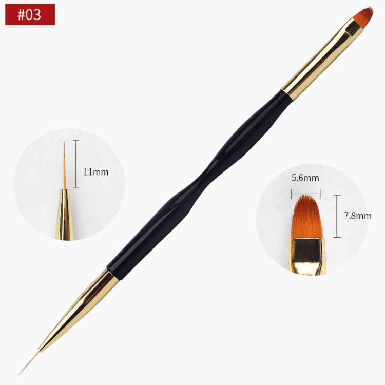 Two-Purpose Cable Nail Pole Painting Flower And Pull Line Finger Brush Painting Pen(Set) - Nail Art Equipment by PMC Jewellery | Online Shopping South Africa | PMC Jewellery | Buy Now Pay Later Mobicred