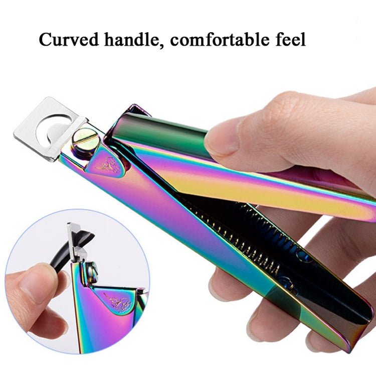 Nail Word Cut French U-Shaped Cut Fake Nail Cut Stainless Steel Nail Knife, Color Classification: Electrophoretic Black - Nail Clipper by PMC Jewellery | Online Shopping South Africa | PMC Jewellery | Buy Now Pay Later Mobicred