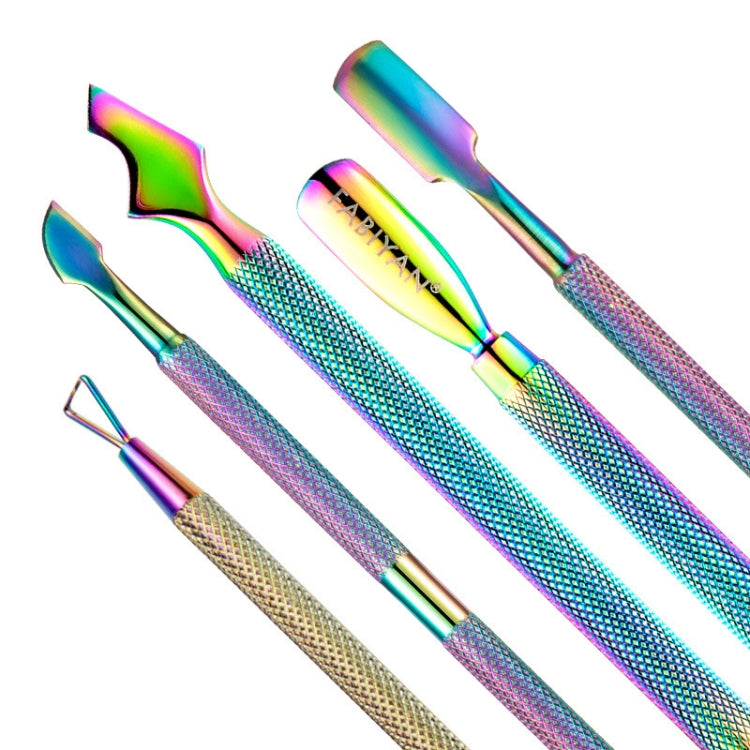 FABIYAN Nail Art Scissors Set Stainless Steel Nail Clippers Dead Skin Scissors Remover Steel Push, Specification: Set 1 - Nail Clipper by FABIYAN | Online Shopping South Africa | PMC Jewellery | Buy Now Pay Later Mobicred