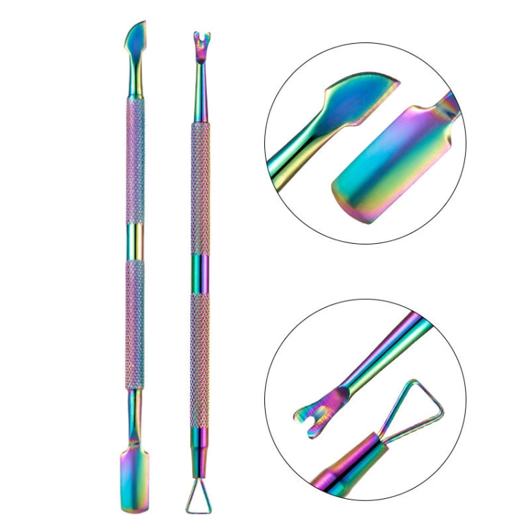 FABIYAN Stainless Steel Dead Skin Shear Steel Push Nail Art Tool Set, Specification: Set 2 - Nail Clipper by PMC Jewellery | Online Shopping South Africa | PMC Jewellery | Buy Now Pay Later Mobicred