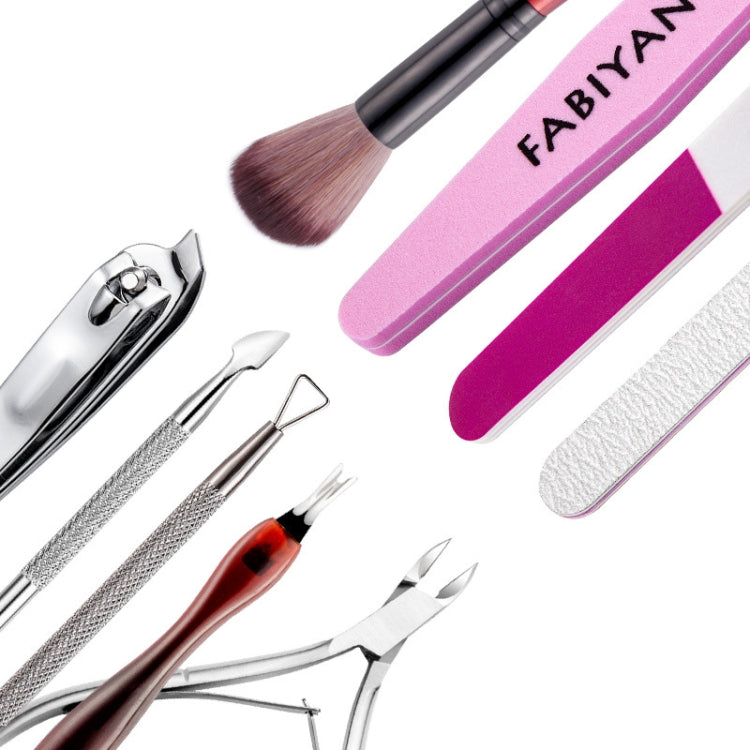 FABIYAN Nail Art Tool Set Manicure Disarm Tool Set, Specification: 8-piece Set - Nail Art Equipment by FABIYAN | Online Shopping South Africa | PMC Jewellery | Buy Now Pay Later Mobicred