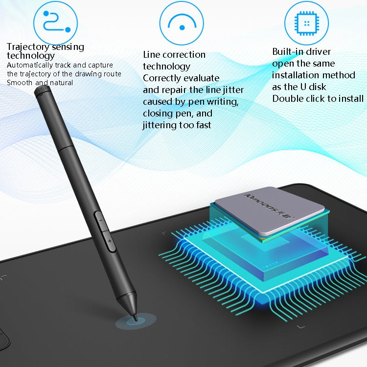 10Moons  G12 Digital Board Can Be Connected To Mobile Phone Hand Drawn Board Computer Painting Board Network Class Input Panel -  by 10Moons | Online Shopping South Africa | PMC Jewellery | Buy Now Pay Later Mobicred