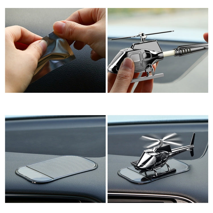 In-Car Odor-Removing Decorations Car-Mounted Helicopter-Shaped Aromatherapy Decoration Products Specification： Silver/5 Aromatherapy Core - Air Freshener by PMC Jewellery | Online Shopping South Africa | PMC Jewellery | Buy Now Pay Later Mobicred