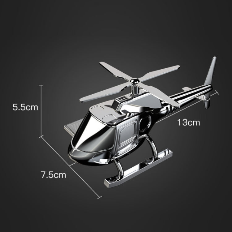 In-Car Odor-Removing Decorations Car-Mounted Helicopter-Shaped Aromatherapy Decoration Products Specification： Silver/10 Aromatherapy Core - Air Freshener by PMC Jewellery | Online Shopping South Africa | PMC Jewellery | Buy Now Pay Later Mobicred