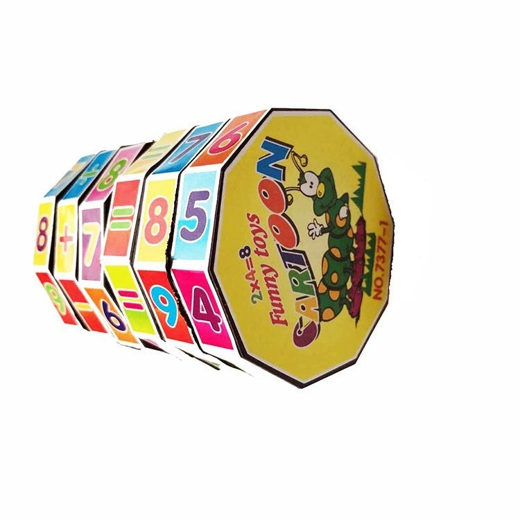 20 PCS Plastic Cylindrical Rotating Digital Magic Cube Children Puzzle Toys - Magic Cubes by PMC Jewellery | Online Shopping South Africa | PMC Jewellery