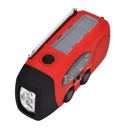 HRD-902 Multifunctional Hand Crank Solar Power LED Flashlight Emergency  Alarm FM Radio - Radio Player by PMC Jewellery | Online Shopping South Africa | PMC Jewellery | Buy Now Pay Later Mobicred