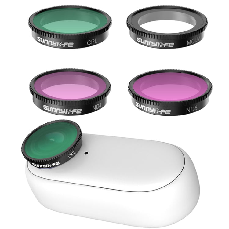 Sunnylife Sports Camera Filter For Insta360 GO 2, Colour: 4 in 1 CPL+UV+ND4+ND8 - Len Accessories by PMC Jewellery | Online Shopping South Africa | PMC Jewellery | Buy Now Pay Later Mobicred