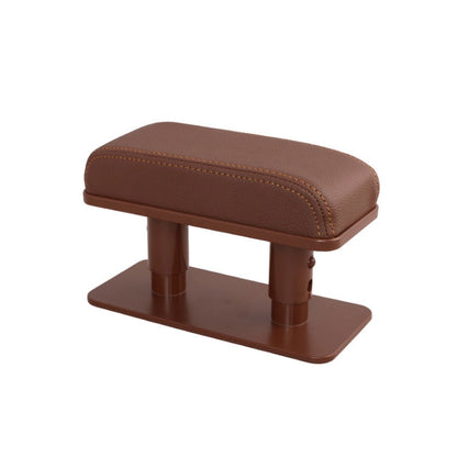 Car Arm Handle Seat Left Hand Elbow Tray Universal Leather Increasing Pad Central Armrest Box(Brown) - Seat Accessories by PMC Jewellery | Online Shopping South Africa | PMC Jewellery | Buy Now Pay Later Mobicred