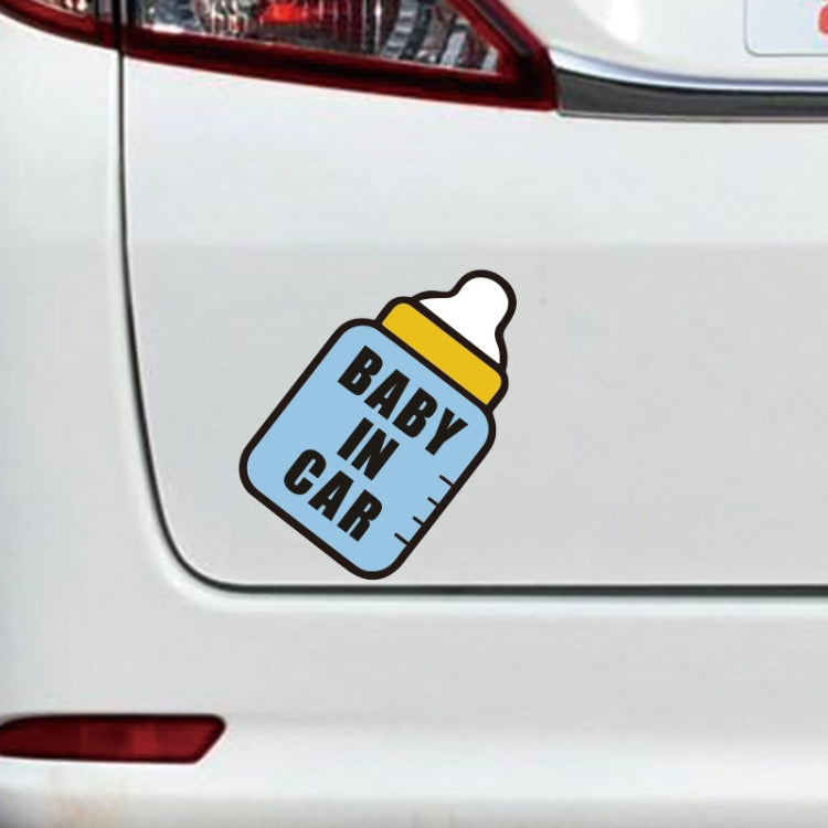 10 PCS There Is A Baby In The Car Stickers Warning Stickers Style: CT203 Baby O Boy Triangle Magnetic Stickers - Warning Sticker by PMC Jewellery | Online Shopping South Africa | PMC Jewellery | Buy Now Pay Later Mobicred