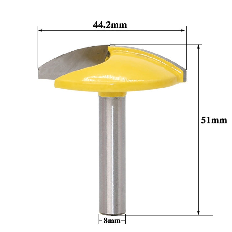 8-Handle Thin Flat-Bottomed Cutter Woodworking Milling Cutter - Others by PMC Jewellery | Online Shopping South Africa | PMC Jewellery