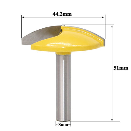 8-Handle Thin Flat-Bottomed Cutter Woodworking Milling Cutter - Others by PMC Jewellery | Online Shopping South Africa | PMC Jewellery