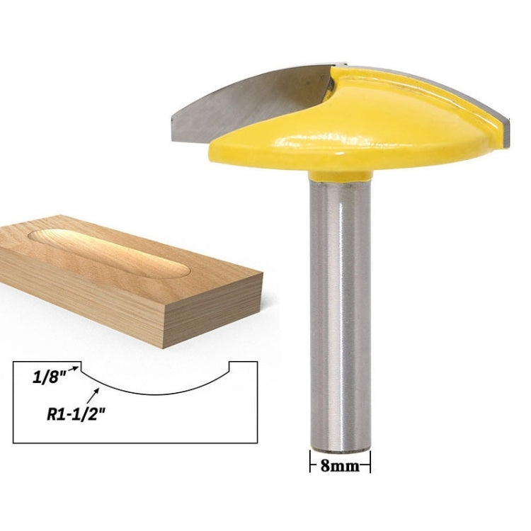 8-Handle Thin Flat-Bottomed Cutter Woodworking Milling Cutter - Others by PMC Jewellery | Online Shopping South Africa | PMC Jewellery