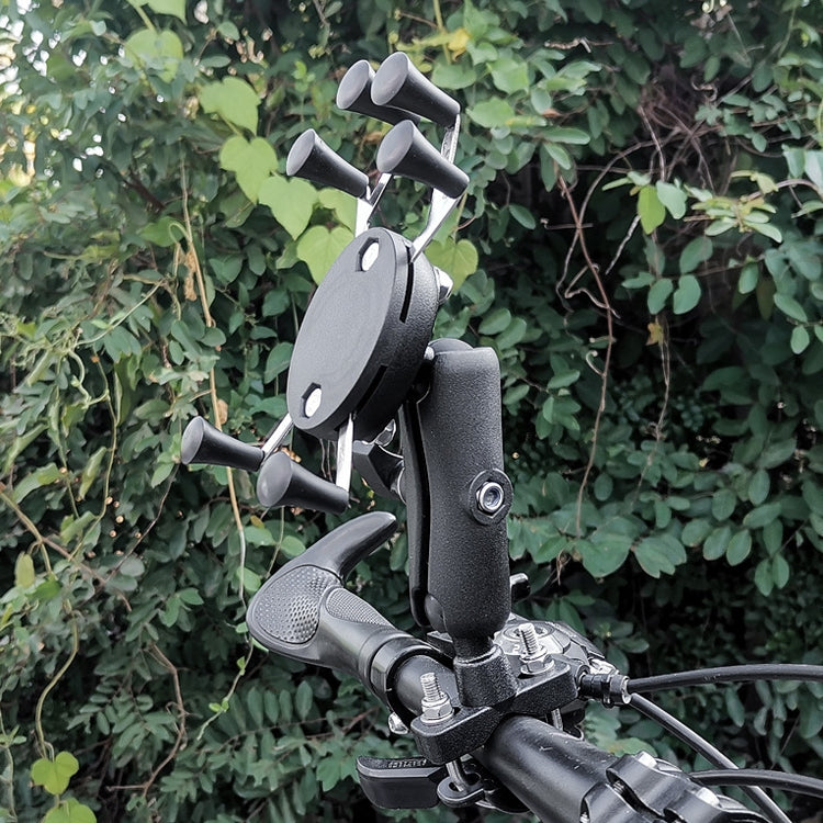 Eagle Claws X-Type Six-Claw Metal Mobile Phone Back Clip Bicycle Motorcycle Mobile Phone Holder(Green) - Holder by PMC Jewellery | Online Shopping South Africa | PMC Jewellery | Buy Now Pay Later Mobicred