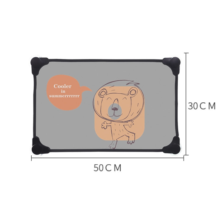 J5047 Car Sunshade Transmissions Mesh Window Shade Stretch Adjustable Size Side Window Sunscreen Insulation Board(Lion) - Sound & Heat Insulation Cotton by PMC Jewellery | Online Shopping South Africa | PMC Jewellery | Buy Now Pay Later Mobicred