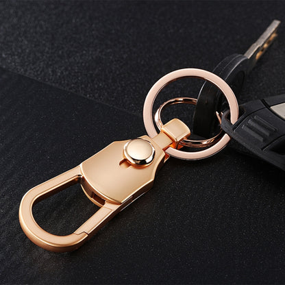 JOBON ZB-098 Car Keychain Men Waist Holding Key Pendant Ring(Black Nickel) - Key Rings by JOBON | Online Shopping South Africa | PMC Jewellery | Buy Now Pay Later Mobicred