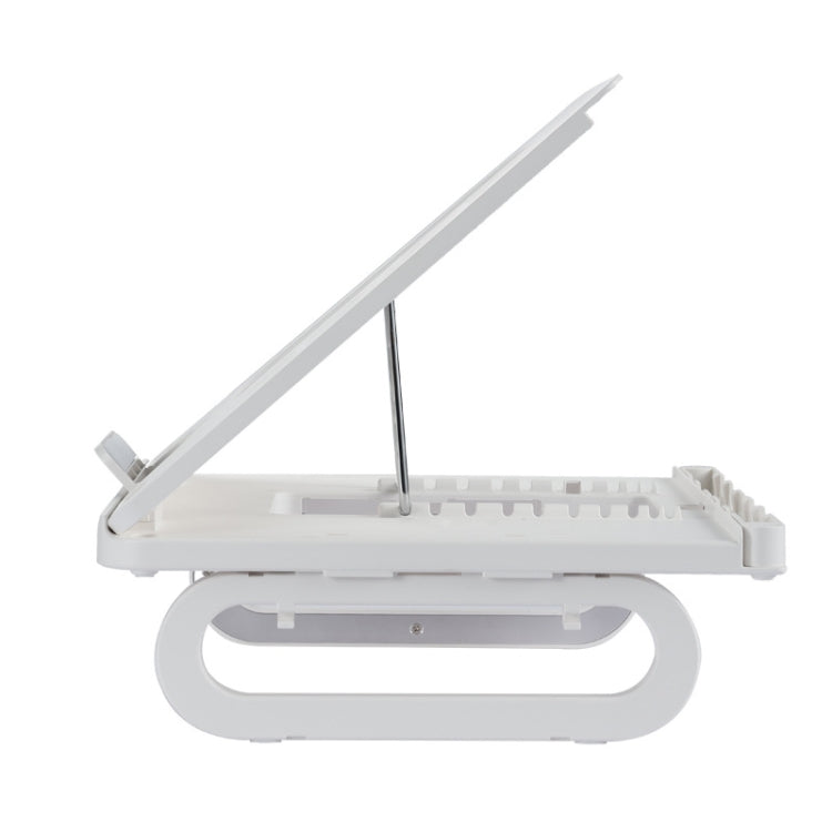 A23 Foldable Notebook Stand With 10-Speed Adjustment Computer Cooling Lifting Stand, Colour: Regular (White) - Laptop Stand by PMC Jewellery | Online Shopping South Africa | PMC Jewellery | Buy Now Pay Later Mobicred