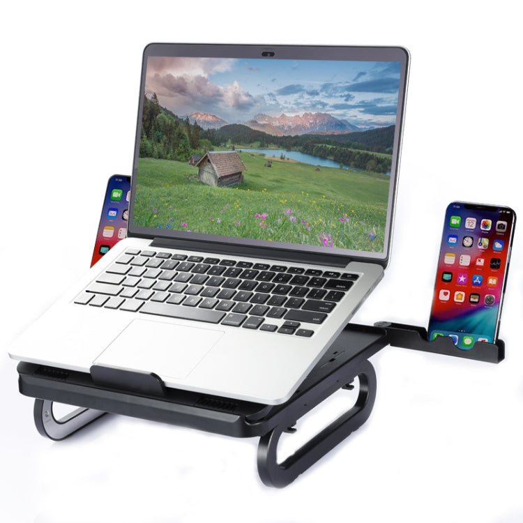 A23 Foldable Notebook Stand With 10-Speed Adjustment Computer Cooling Lifting Stand, Colour: Regular (Black) - Laptop Stand by PMC Jewellery | Online Shopping South Africa | PMC Jewellery | Buy Now Pay Later Mobicred