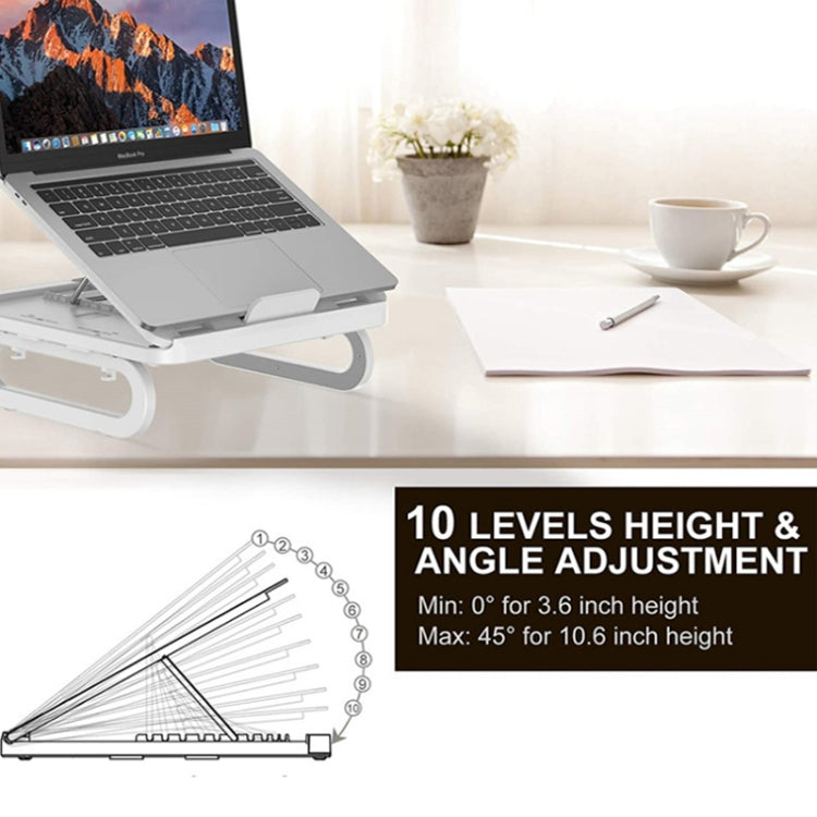 A23 Foldable Notebook Stand With 10-Speed Adjustment Computer Cooling Lifting Stand, Colour: Regular (Black) - Laptop Stand by PMC Jewellery | Online Shopping South Africa | PMC Jewellery | Buy Now Pay Later Mobicred