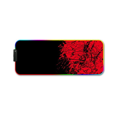 400x900x4mm F-01 Rubber Thermal Transfer RGB Luminous Non-Slip Mouse Pad(Red Fox) - Mouse Pads by PMC Jewellery | Online Shopping South Africa | PMC Jewellery | Buy Now Pay Later Mobicred