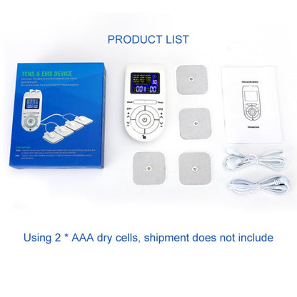 100B 12-mode Digital Meridian Physiotherapy Instrument Electronic Acupoint Pulse Acupuncture Massager, Specification: Battery Type(White) - Massage & Relaxation by PMC Jewellery | Online Shopping South Africa | PMC Jewellery