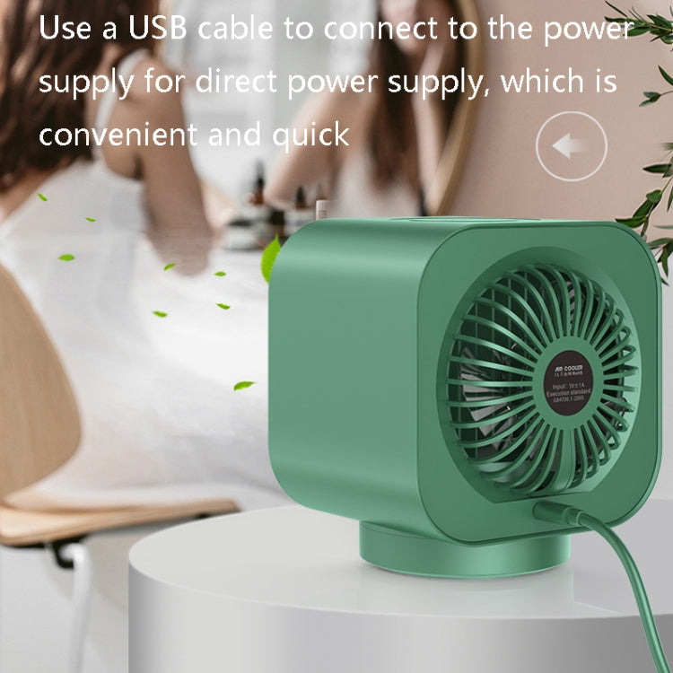 Desktop Cooling Fan USB Portable Office Cold Air Conditioning Fan, Colour: M302 Ivory White - Electric Fans by PMC Jewellery | Online Shopping South Africa | PMC Jewellery | Buy Now Pay Later Mobicred