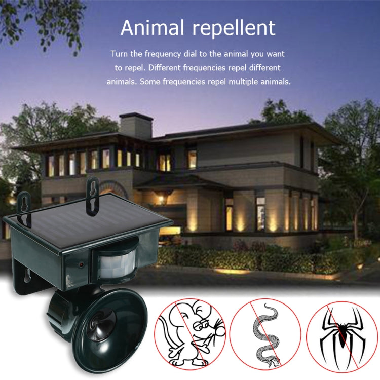 NY-2002 Solar Ultrasonic Mouse Repeller Animal Repeller Outdoor Waterproof Bird Repeller(Green) - Outdoor Insect Repellent by PMC Jewellery | Online Shopping South Africa | PMC Jewellery | Buy Now Pay Later Mobicred